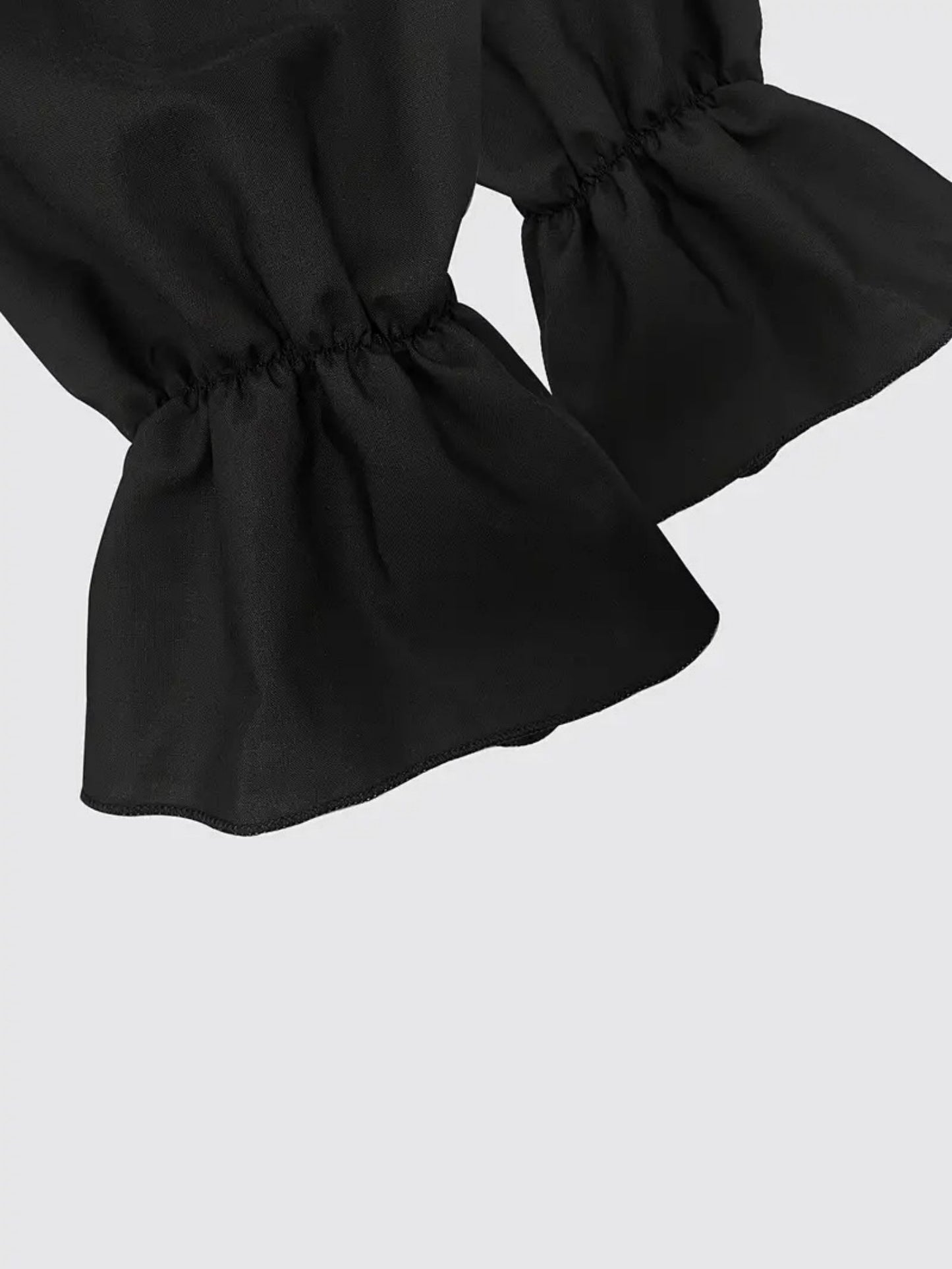 Lace Patchwork Button Up Front Shirt With Unique Style