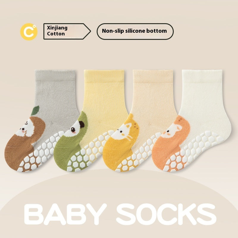 Indoor And Outdoor Children Non-slip Floor Socks Cartoon