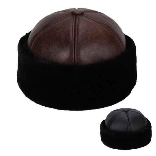 Haining Genuine Leather Cowhide Landlord Hat
