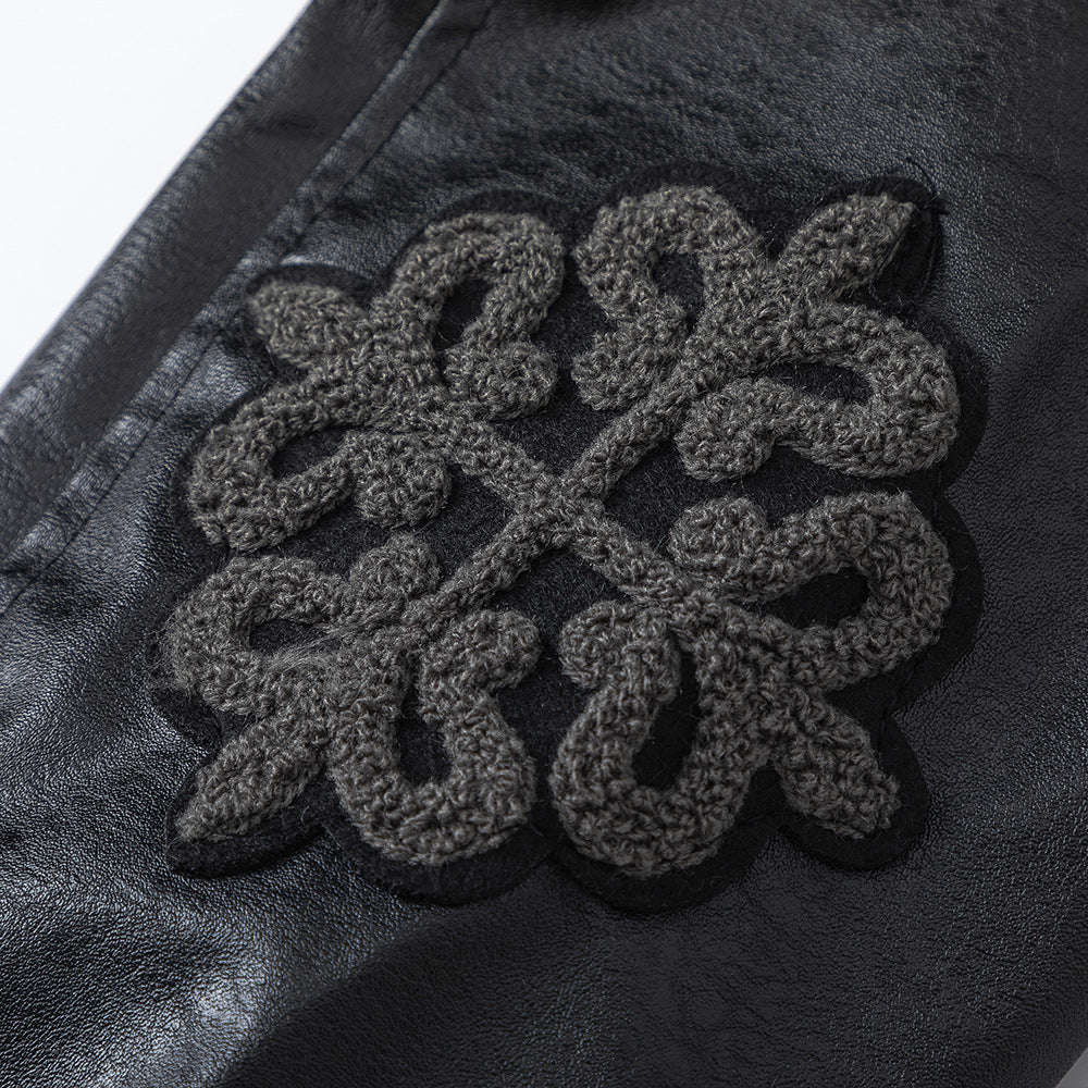Machine Embroidery Baseball Uniform Jacket Male