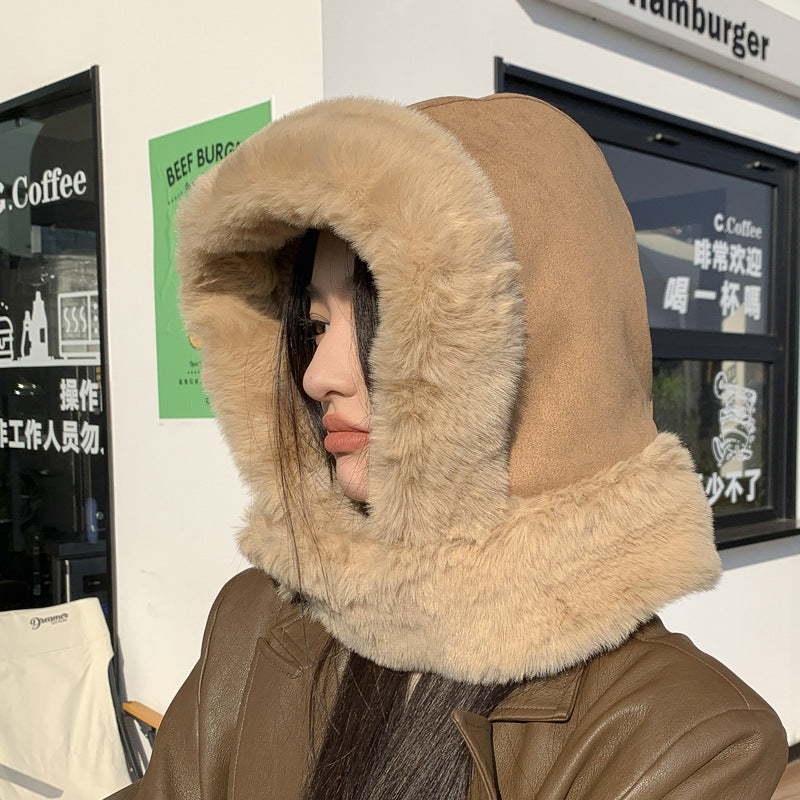 Plush Hat Cute Female Thickened Warm