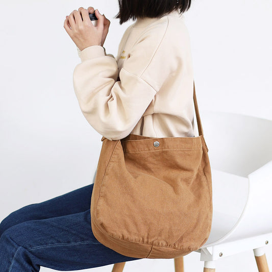 Women's Vintage Casual Washed Canvas Shoulder Crossbody Bag