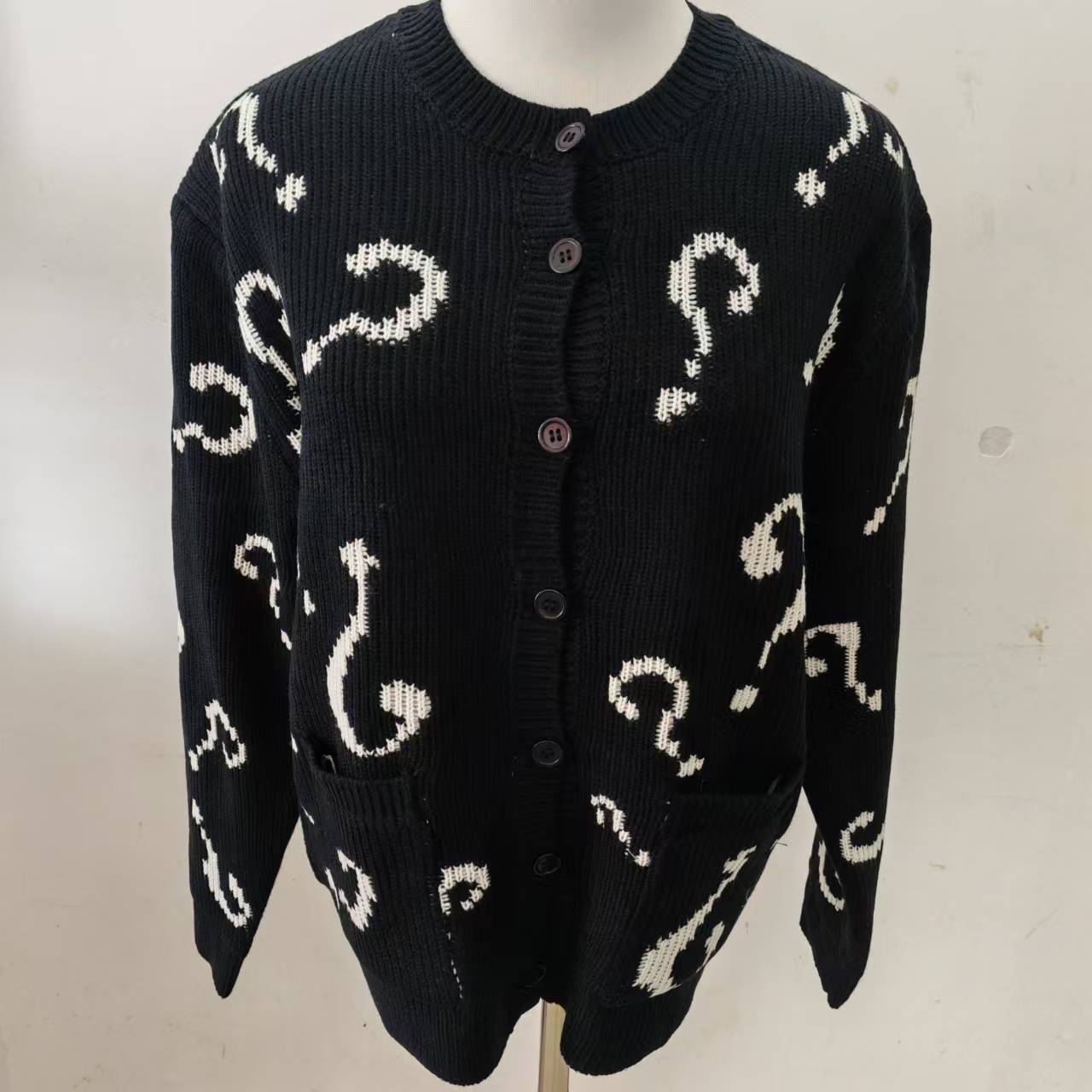 Idle Style Knitted Cardigan Sweater Design