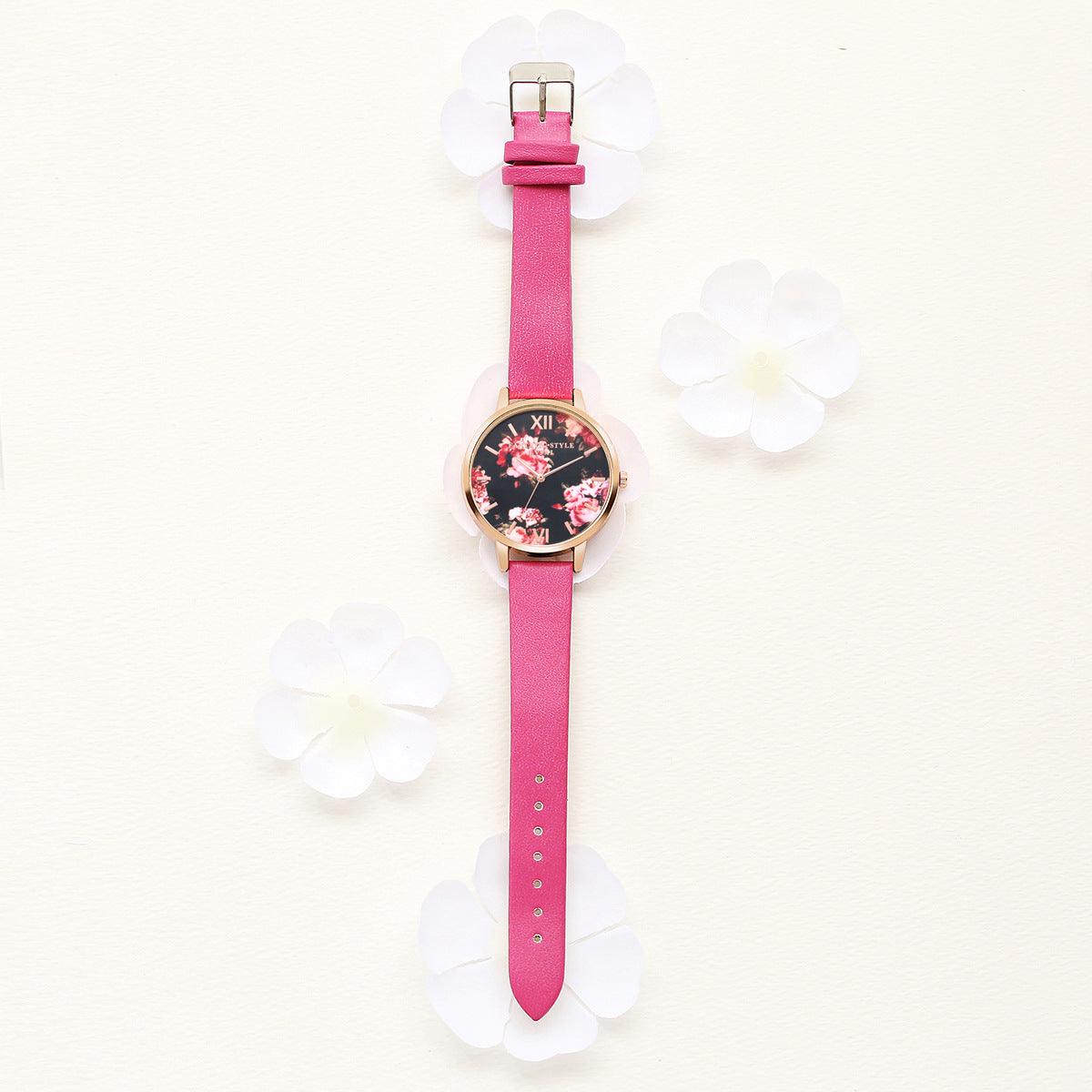 Lvpai Marke Frauen Armband Uhr Mode Rose Gold Blumen Leder Einfache Frauen Kleid Uhren Luxus Business Geschenk Uhr Uhr