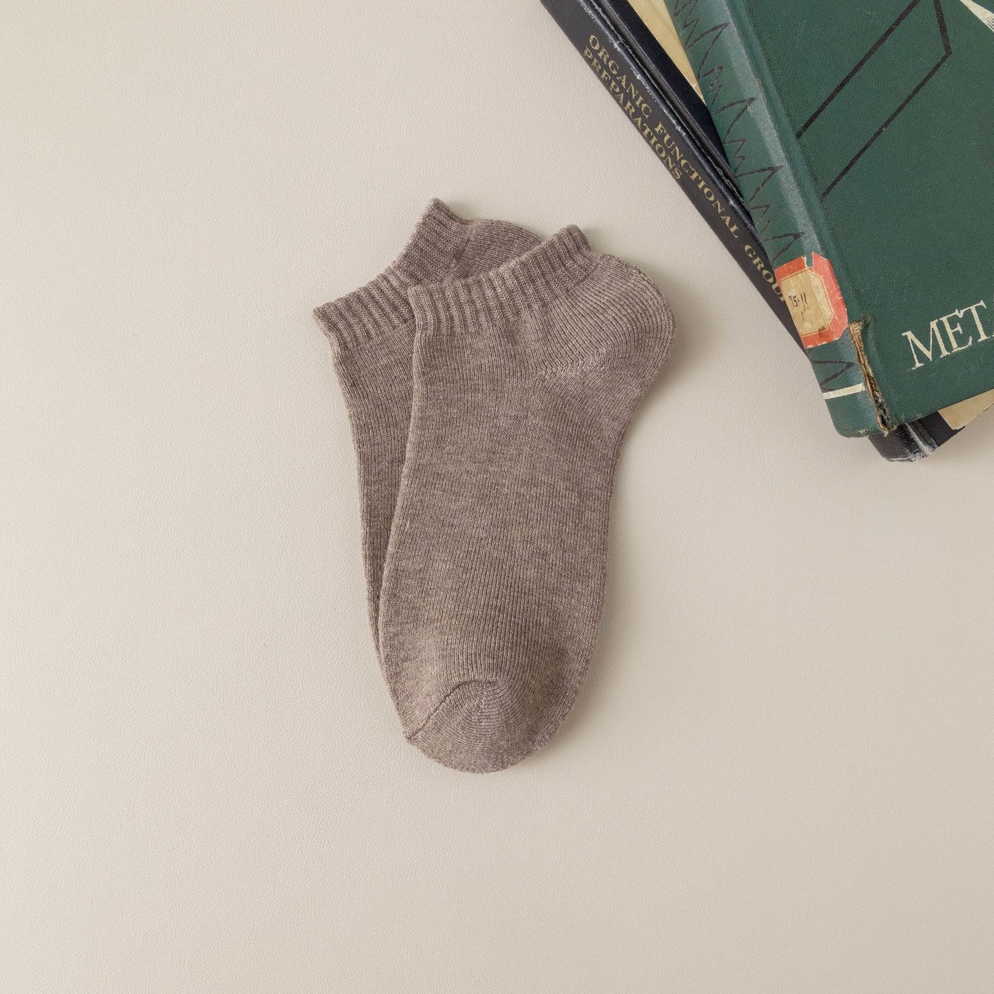 Fleece-lined Thickened Low-cut Socks For Warmth