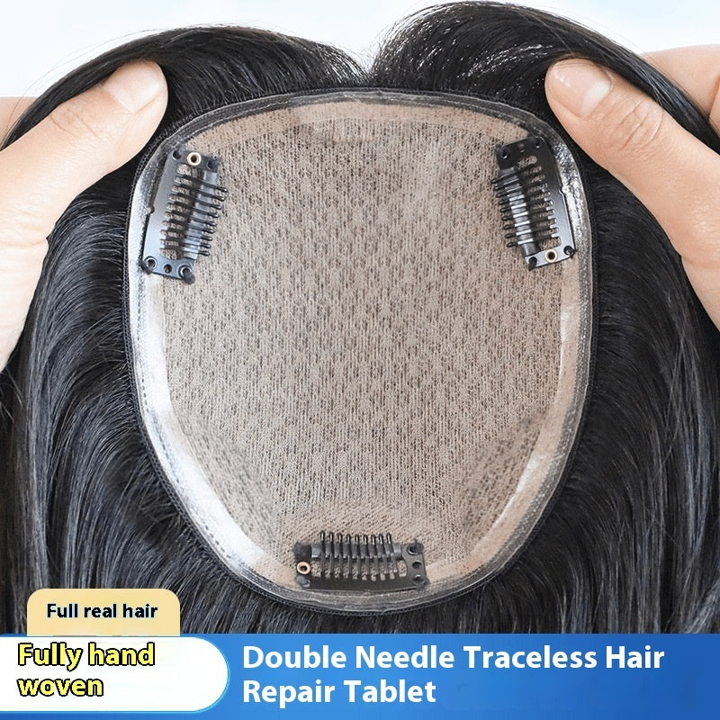 Wig Set Female High Cranium Full Real Person