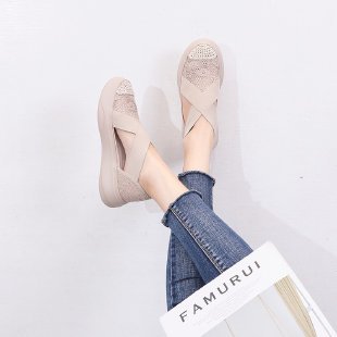 Summer Korean Style Thick-soled One-foot Lazy Casual Women's Shoes
