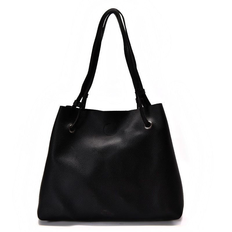 Picture two piece bag new spring and summer Korean fashion embossed single shoulder bag hand raisins mother bag bag