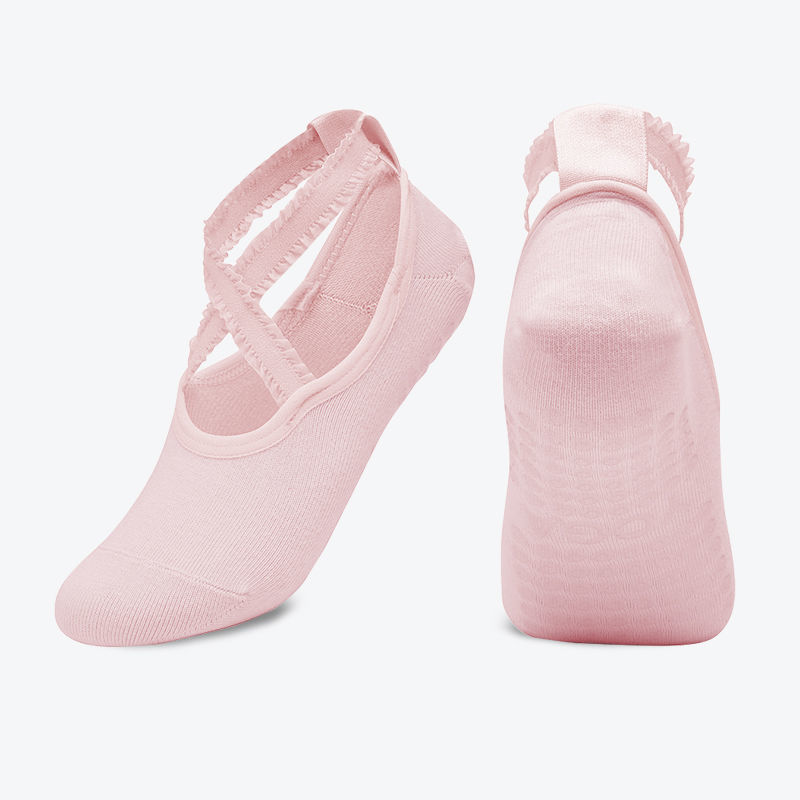 Non-slip female silicone beginner fitness floor socks