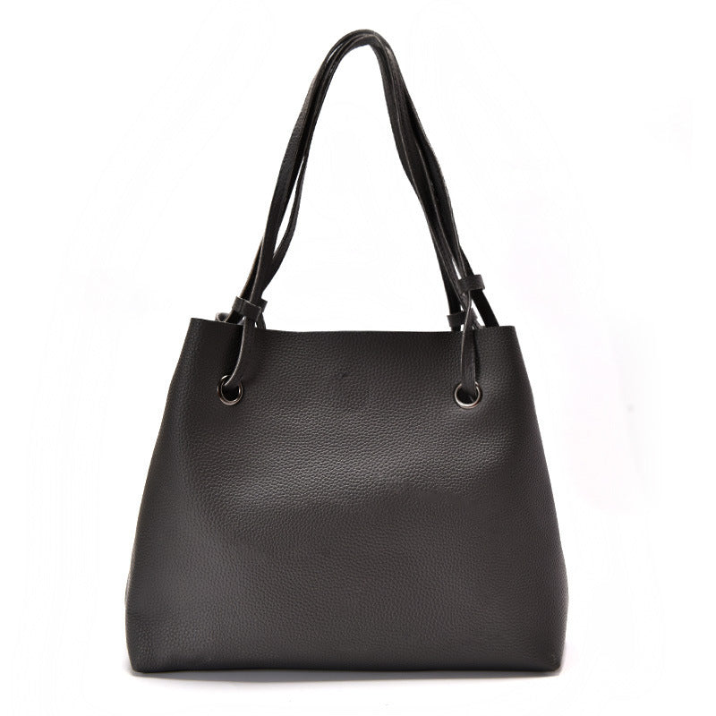 Picture two piece bag new spring and summer Korean fashion embossed single shoulder bag hand raisins mother bag bag