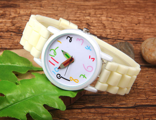 Personalized Colored Pencil Pointer  Watch