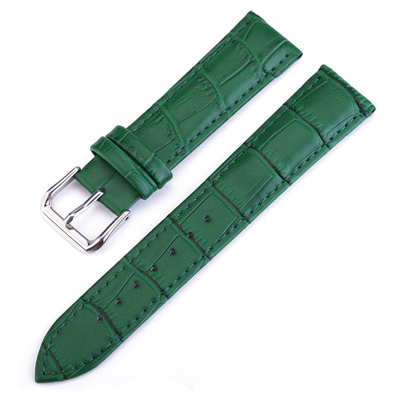 Leather Strap With Cowhide And Bamboo Knot Pattern