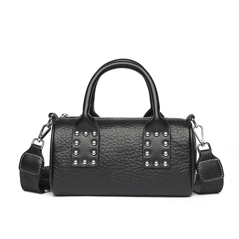 Women's Genuine Leather Fashion Boston Handbag