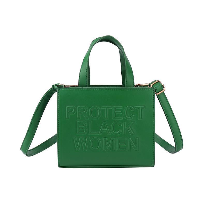Women's Fashion Casual Embossed Candy-colored Shoulder Messenger Bag