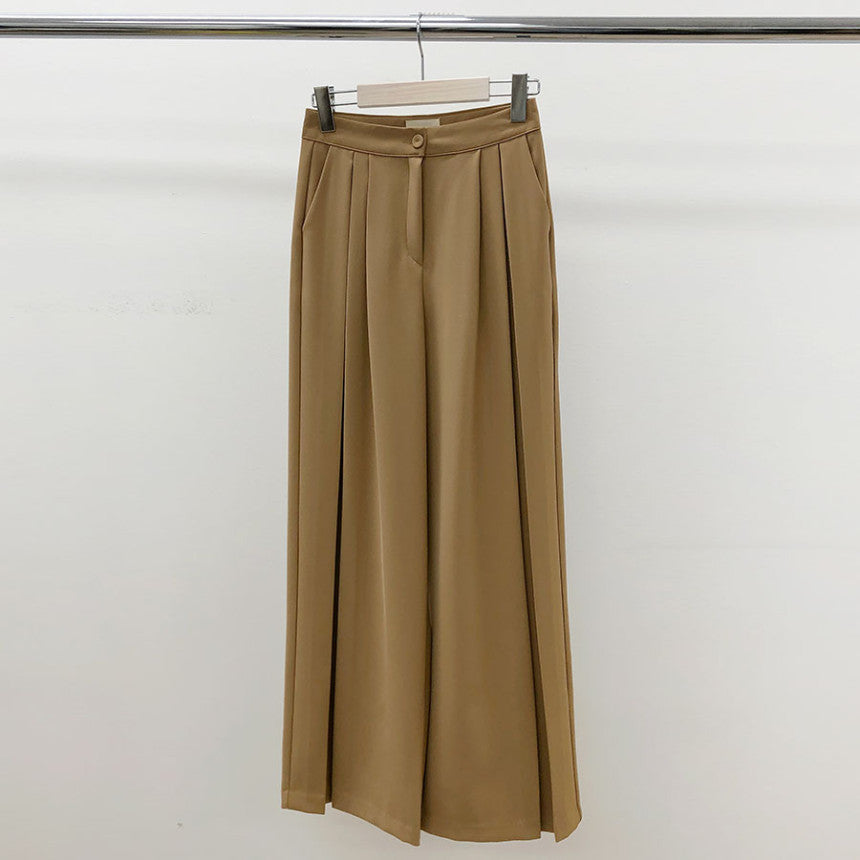 Designed Hanging Wide Leg Casual Pants