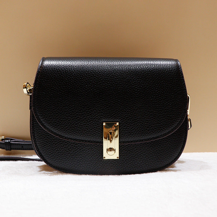 Korean Version Single Shoulder Crossbody Women's Bag Genuine Leather