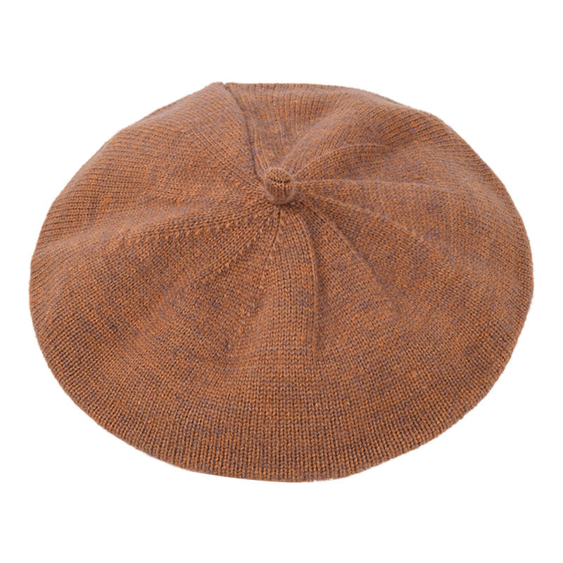 Beret Women's Solid Color Korean Style Painter Hat