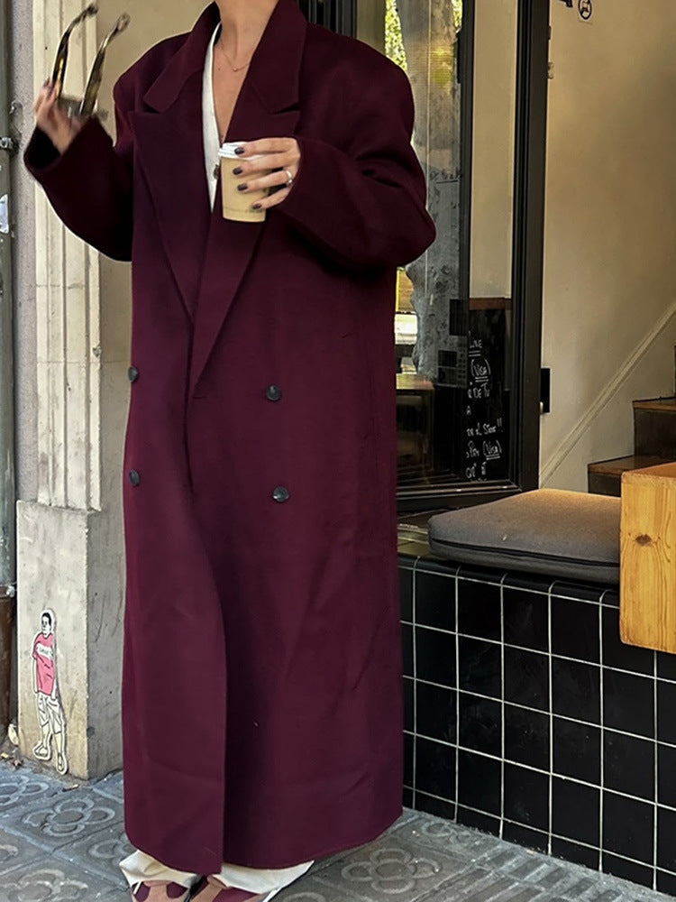 Vinrød Lang Reversblazer