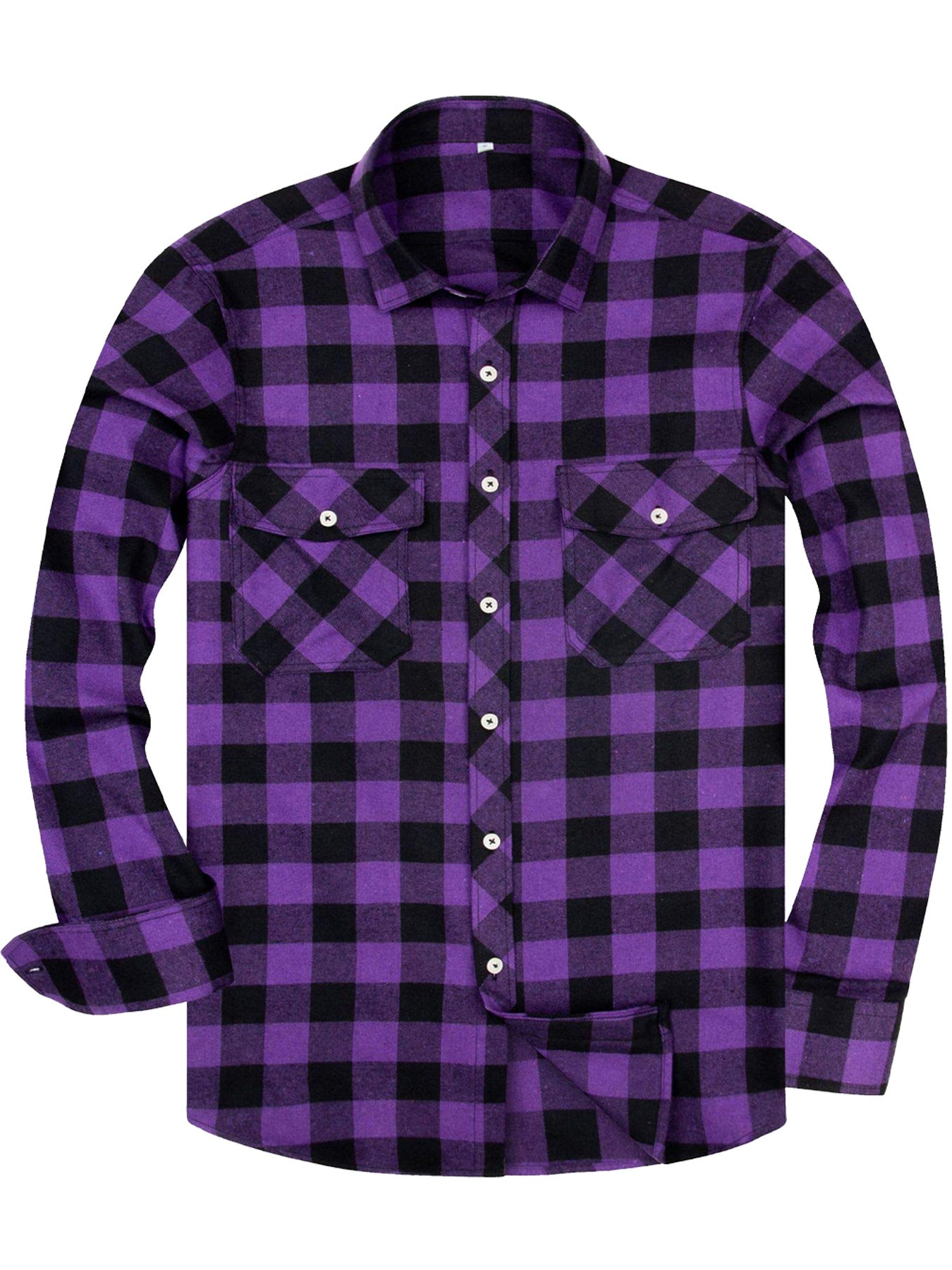 Mens Stylish Long-Sleeve Lapel Shirt