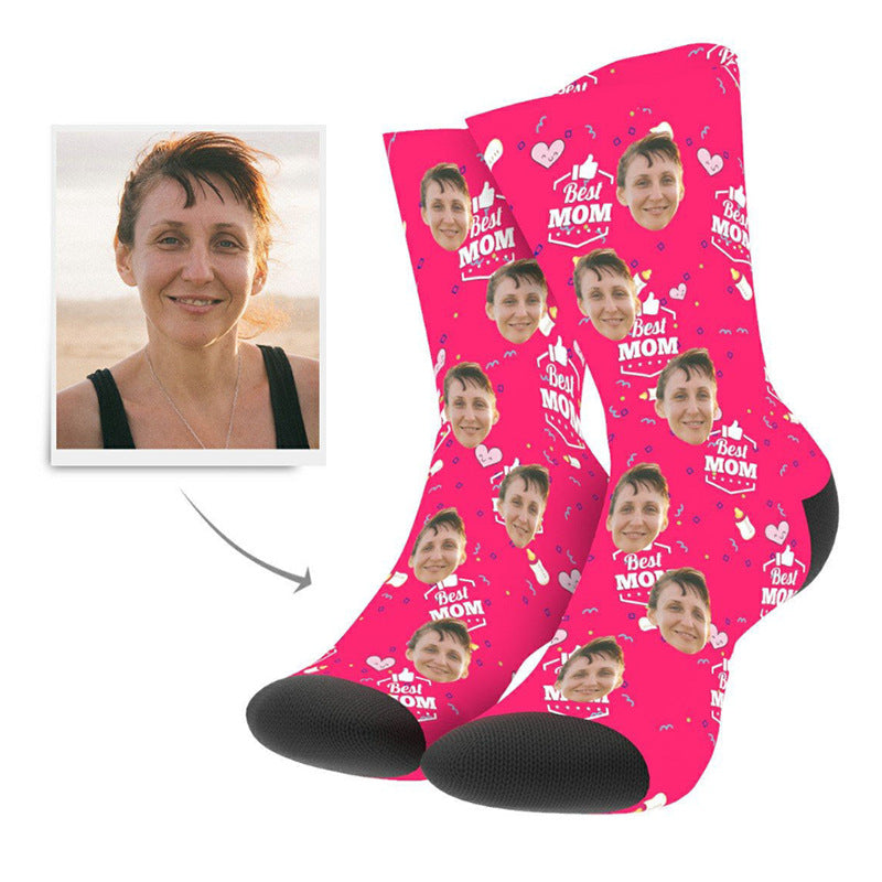 Personalized Photo Socks To Make Tube Socks Male And Female Socks Printing
