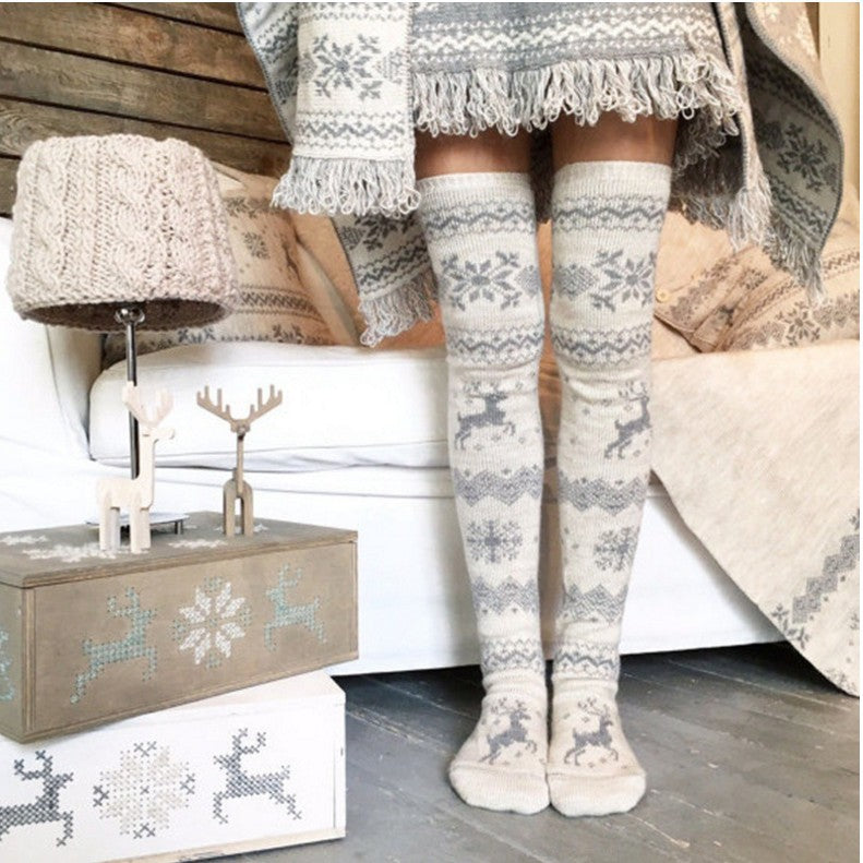 Women's tube cotton socks