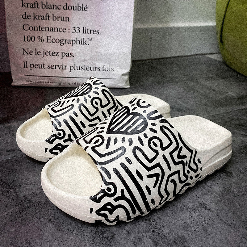 Outdoor Wear Thick-Soled Tide Brand Vietnamese Beach Shoes Sandals Flip Flops
