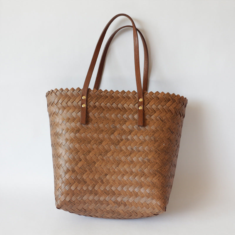 Simple Shopping One Shoulder Handbag