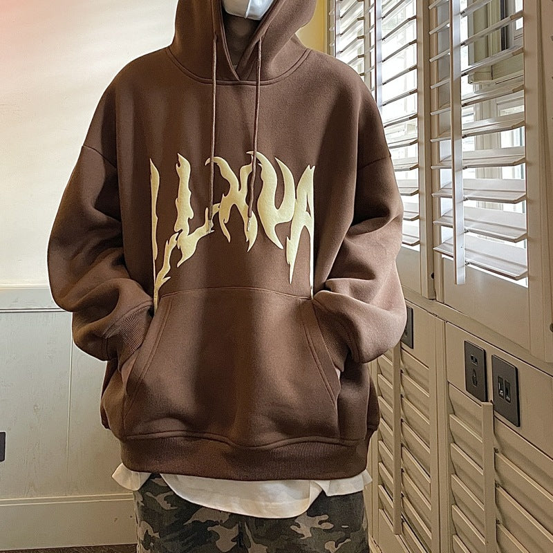 Long Sleeve Men's Loose Casual Hoodie Tide