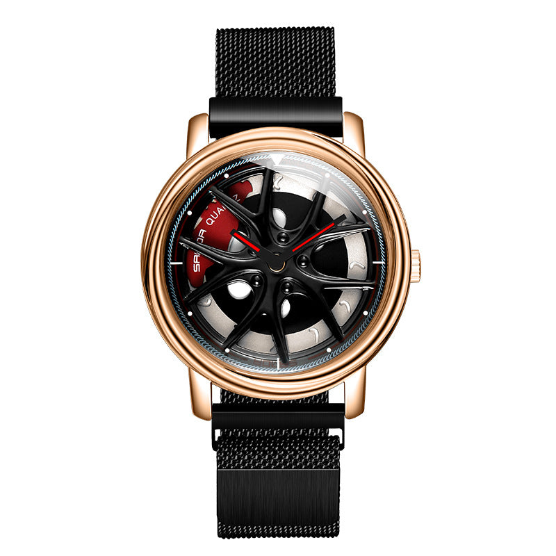 Simple hollow men's watch