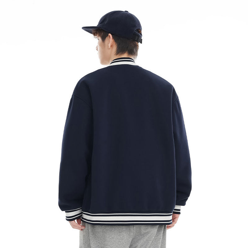 American College Style Baseball Jacket Men's Ins