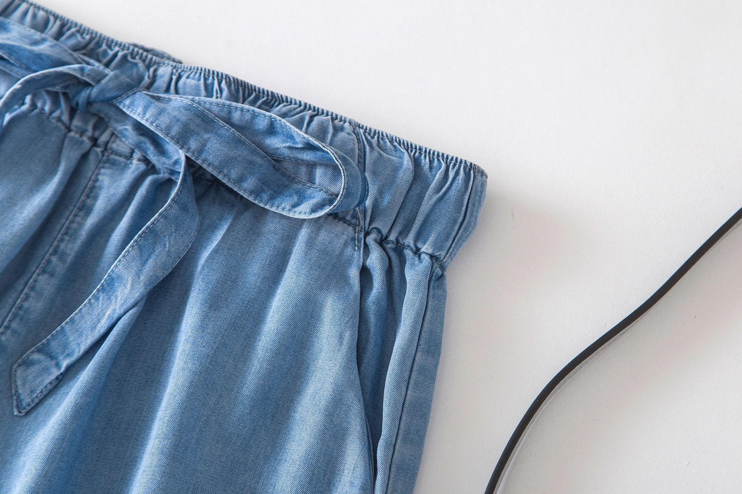 Cool denim casual little foot radish Harun pants