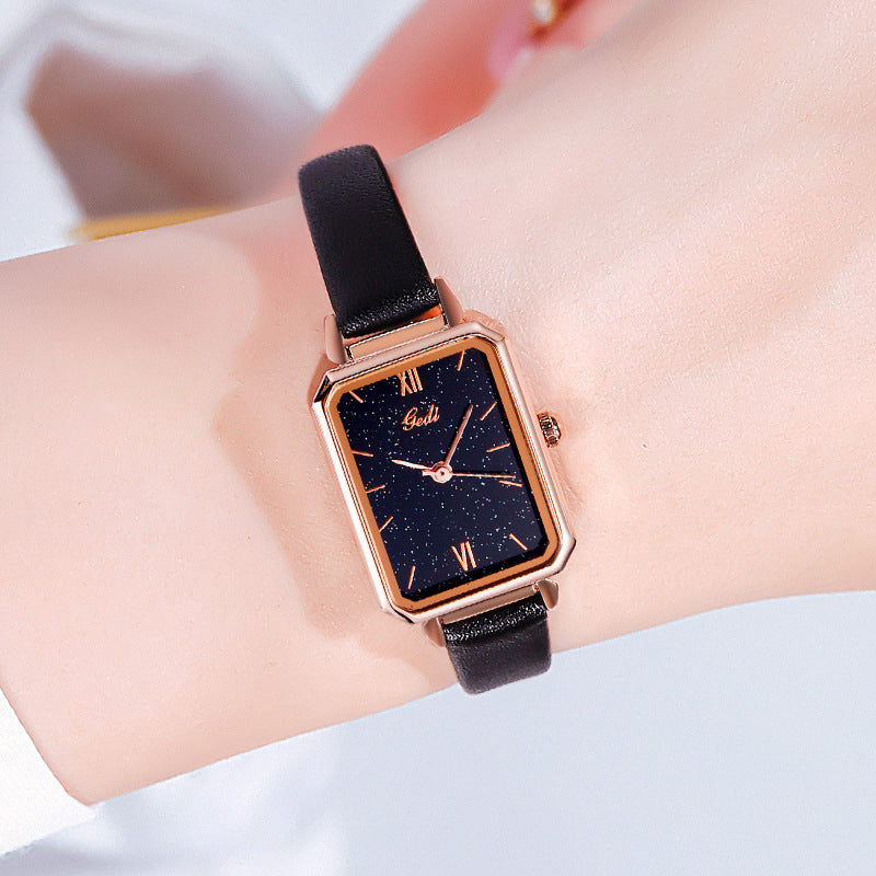 GEDI vintage square quartz watch