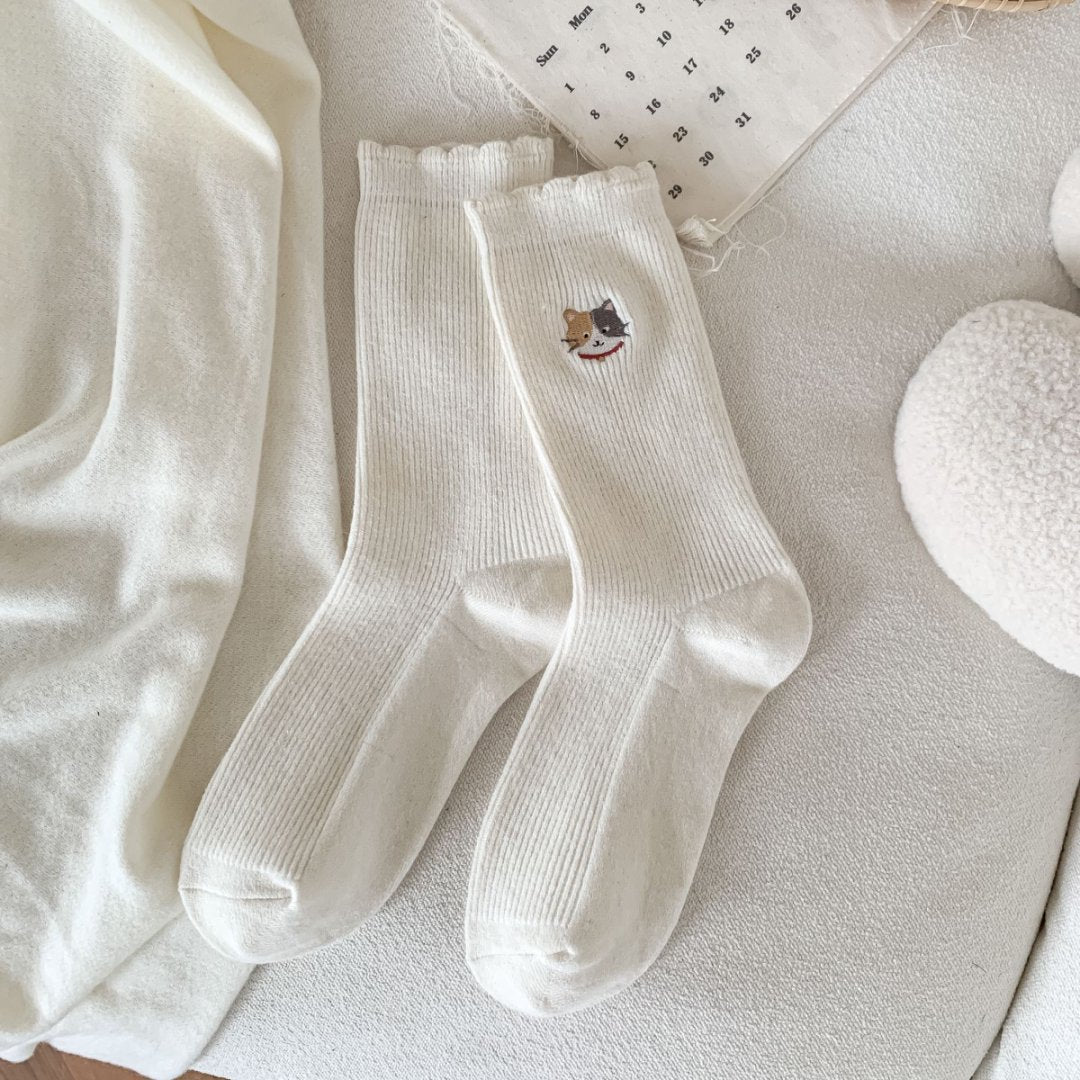 Autumn Winter Faux Wool Thick Womens Socks