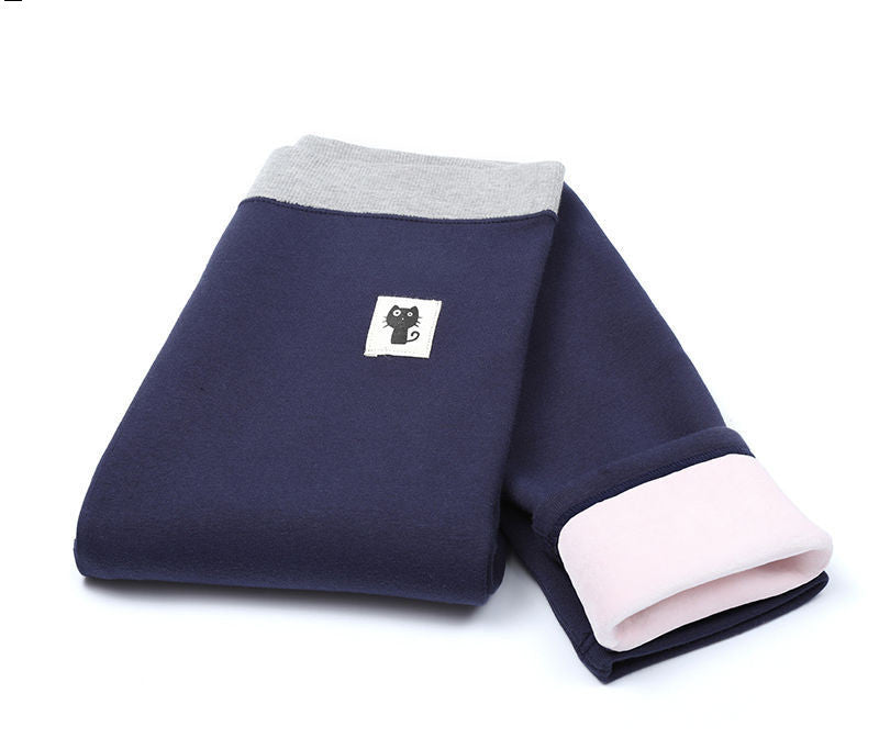 Autumn and winter thickened plus velvet leggings