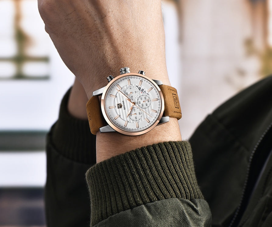 Men's Watch with Three Eyes Belt