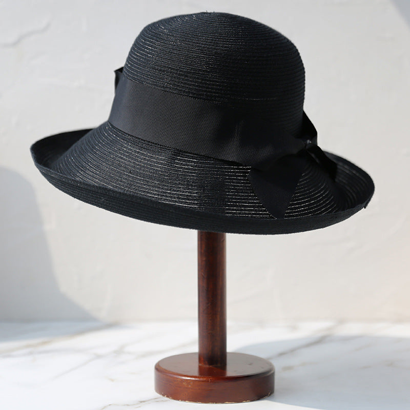 Women's Foldable Bucket Hat With Bow
