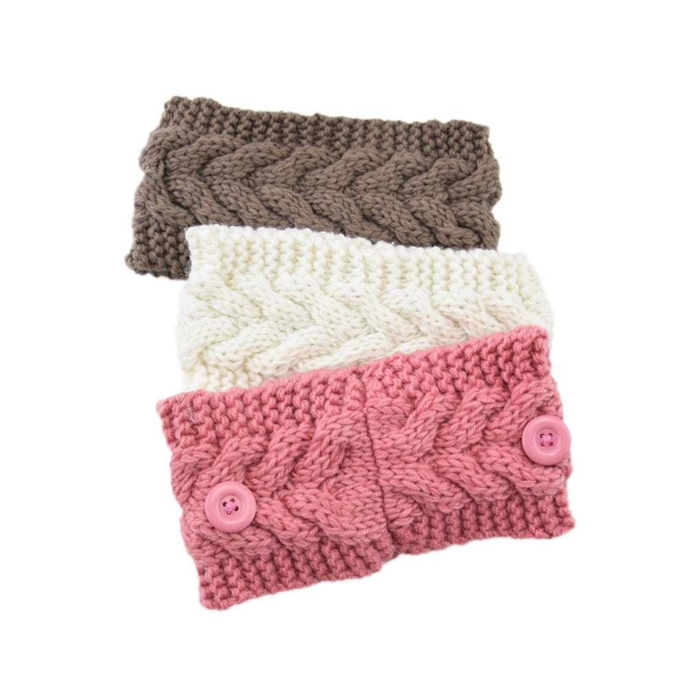 Knitted twist headband