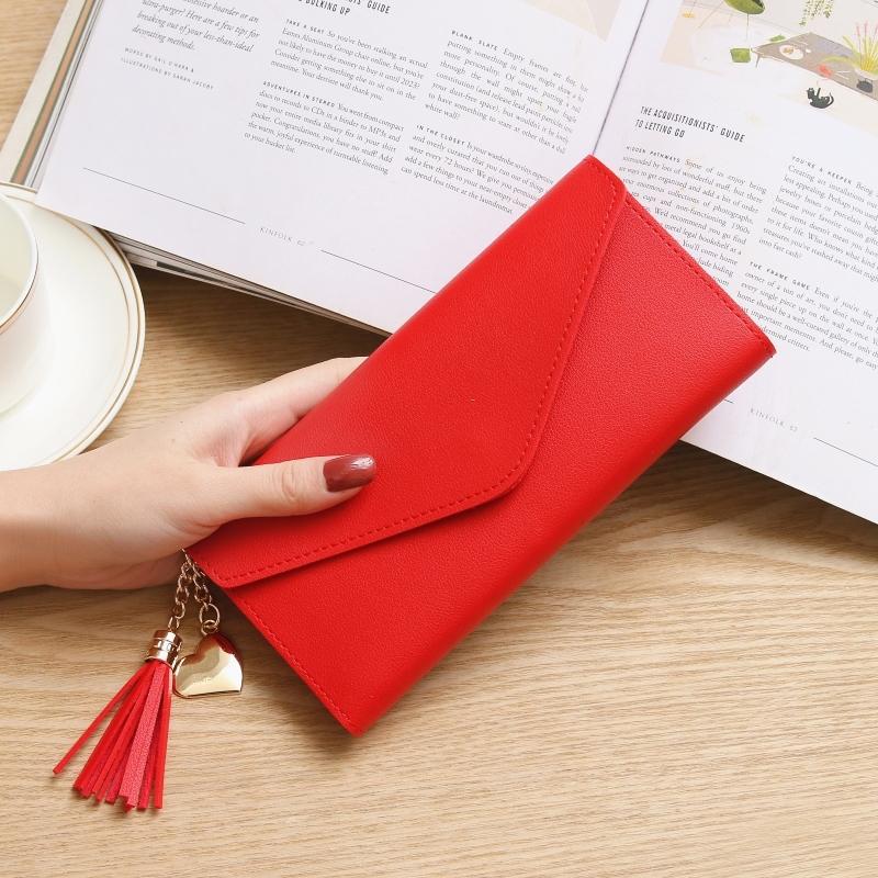 Women's Long Wallet Tri-fold Mobile Phone Bag
