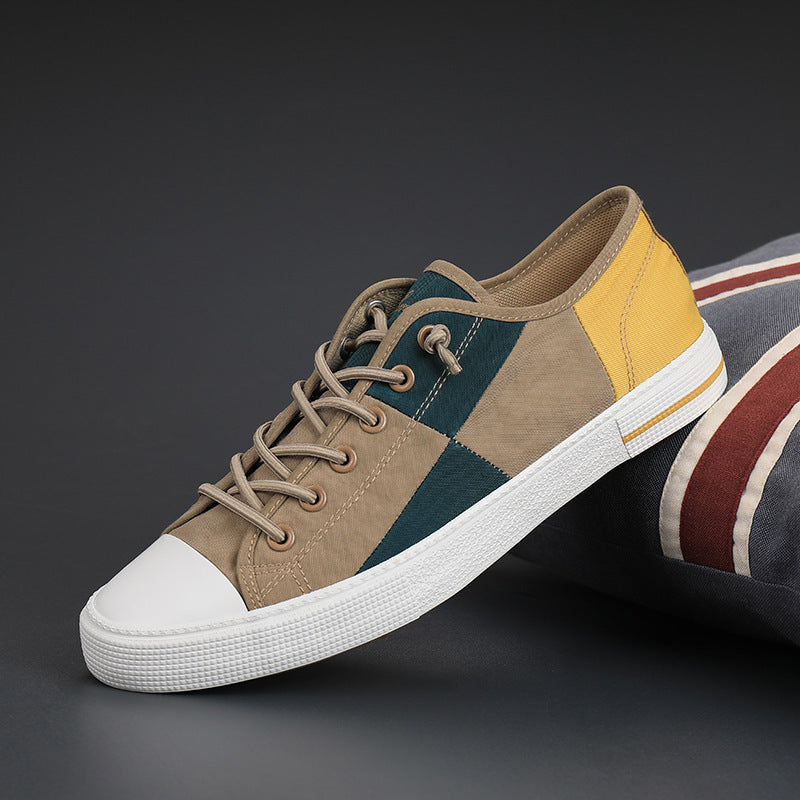 New Men's Low-top Casual Canvas Shoes