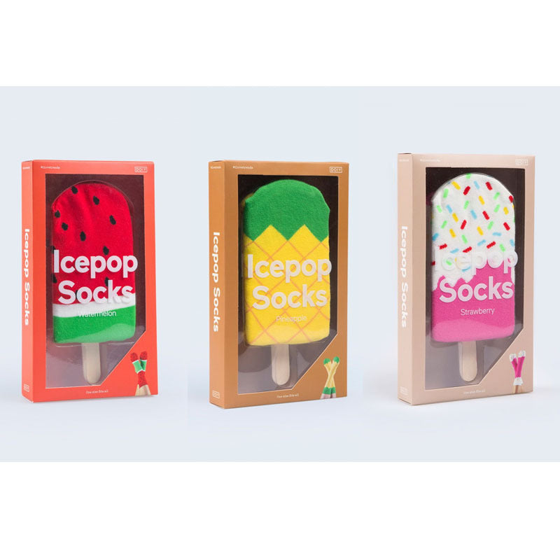 Creative Funny Popsicles Watermelon Pineapple Socks
