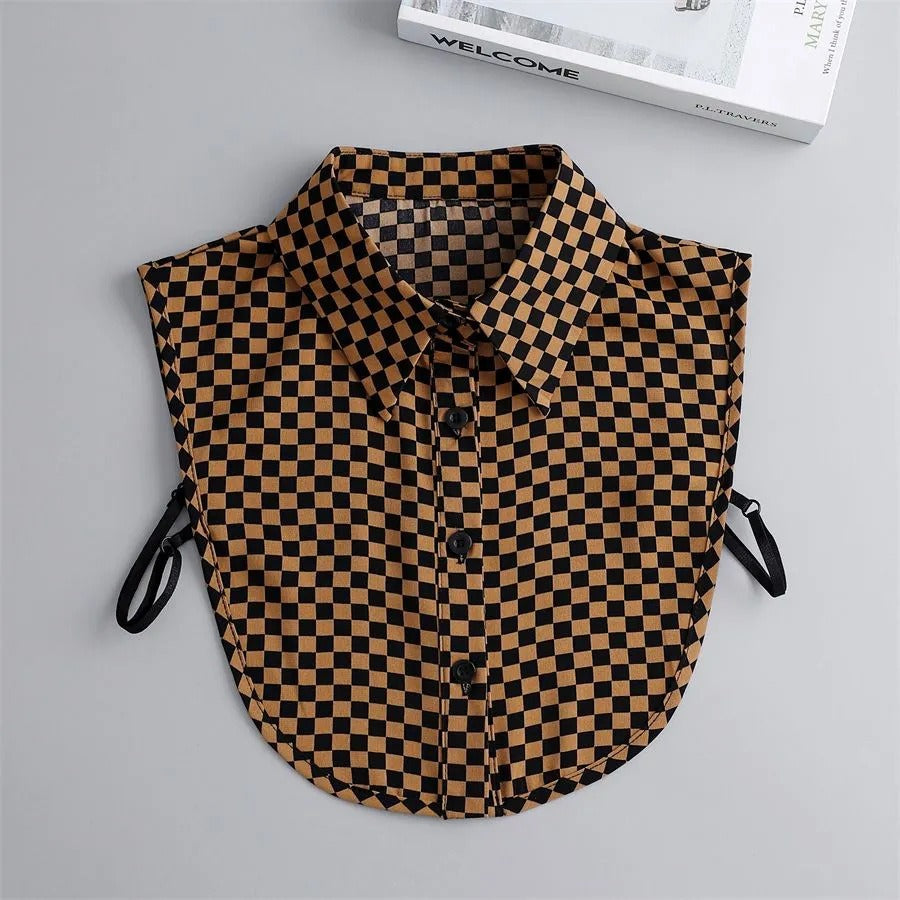 Detachable Collar Versatile Shirt With Separate Collar Trim Faux Collar Autumn Winter Fashion Versatile