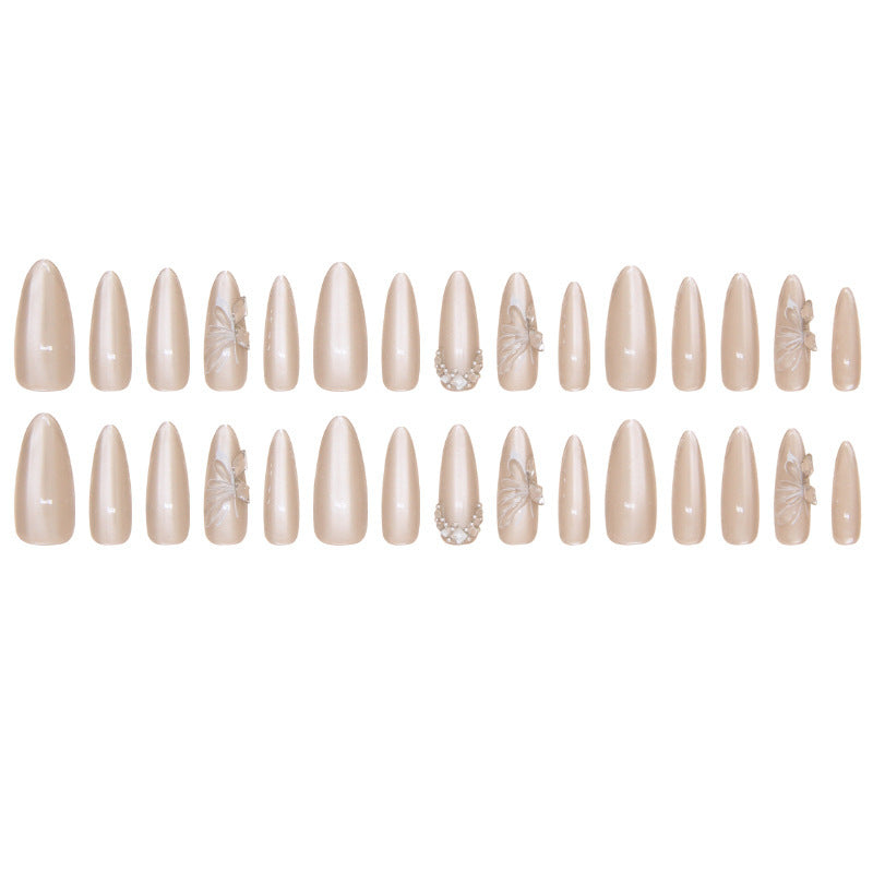 Cold Cat's Eye Butterfly Manicure High-grade Wedding Internet Celebrity Wear Nail Tip