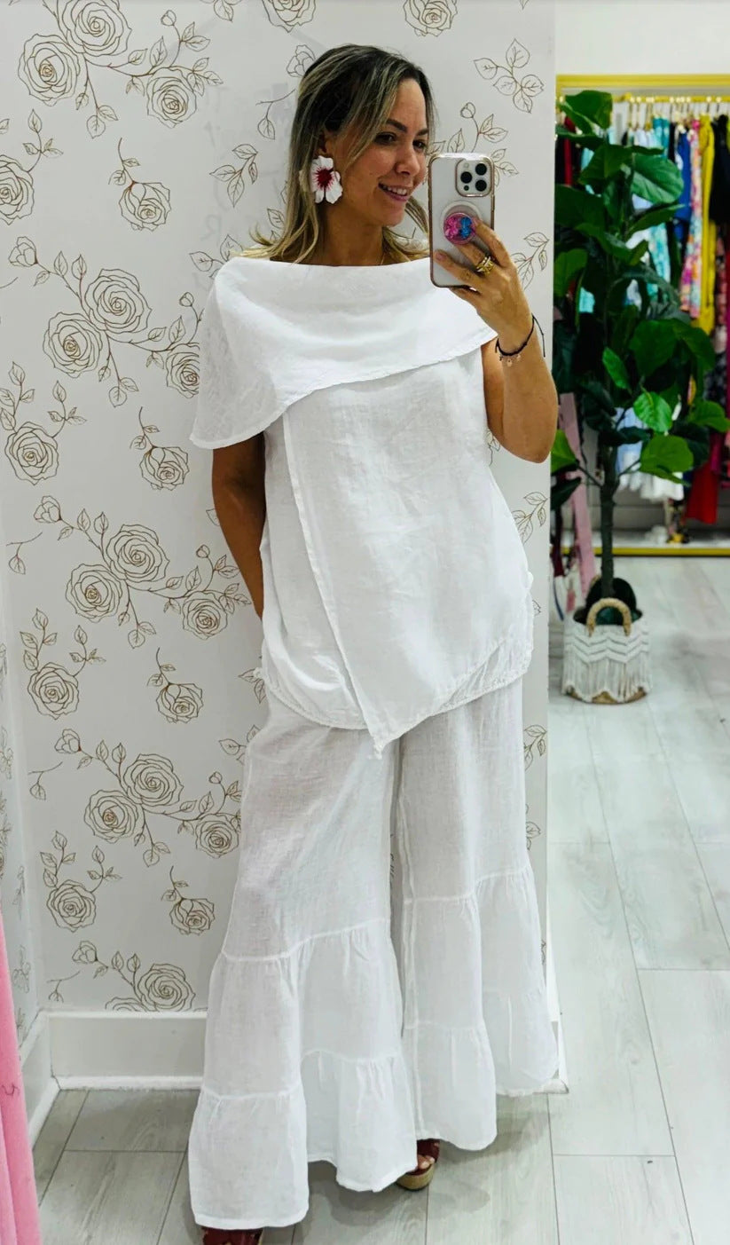 Women's Fashion Casual Loose Sleeveless Suit
