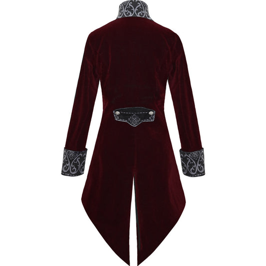 European And American New Style Wan Christmas Tuxedo Retro Clothing Mid-length