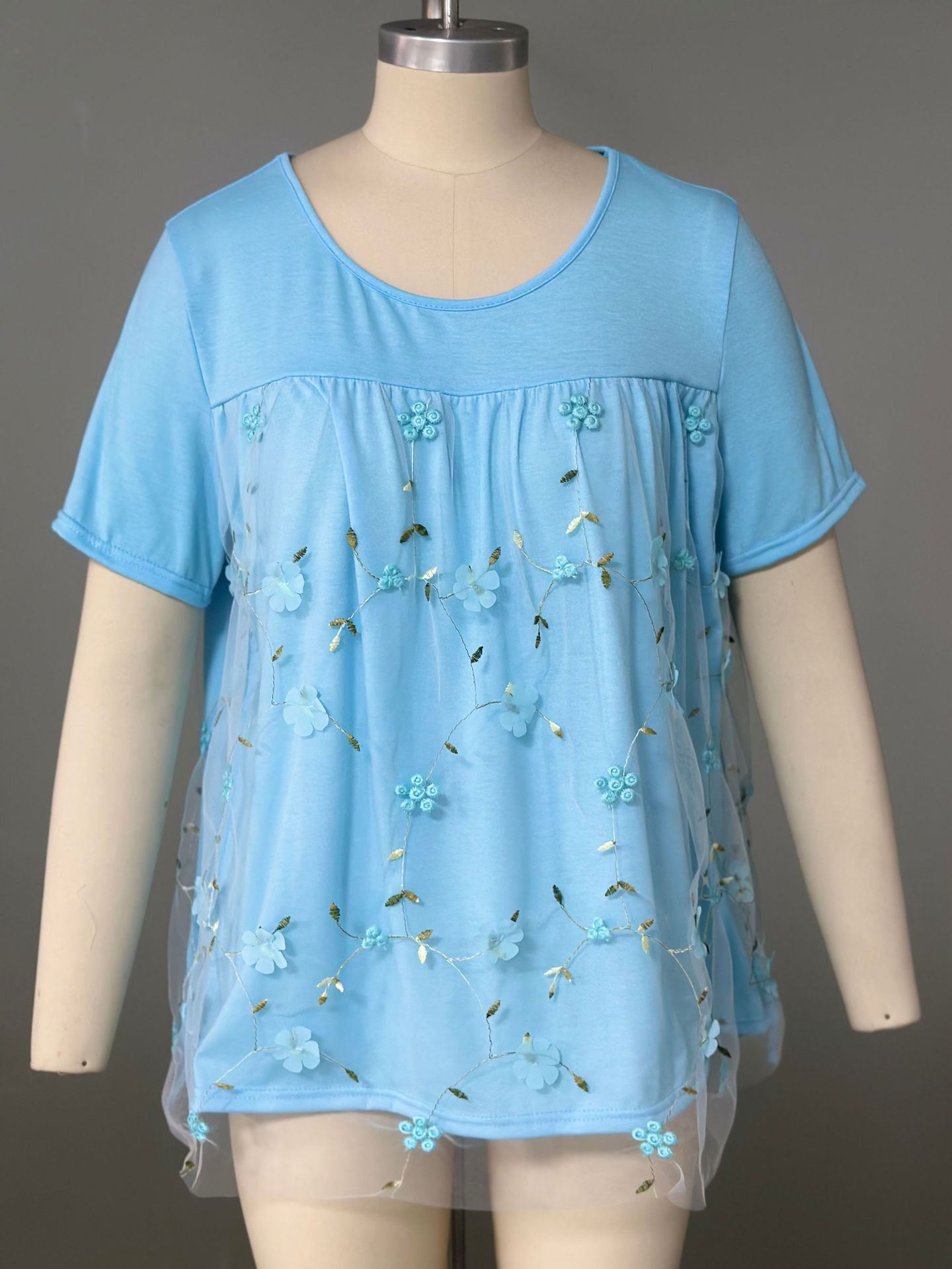 Women's Lace Lace Stitching Coat T-shirt