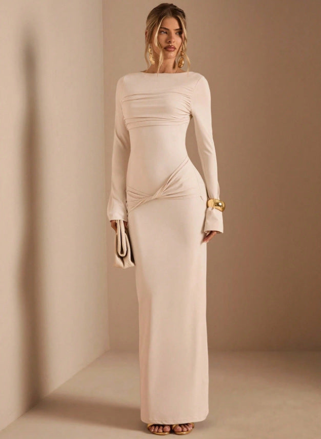 Women's Fashion Temperament Slim Fit Dress