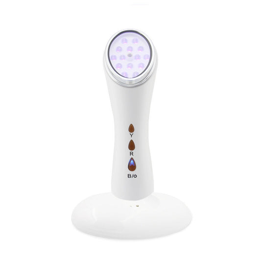Three-color LED anti-inflammatory and acne photothermal beauty instrument