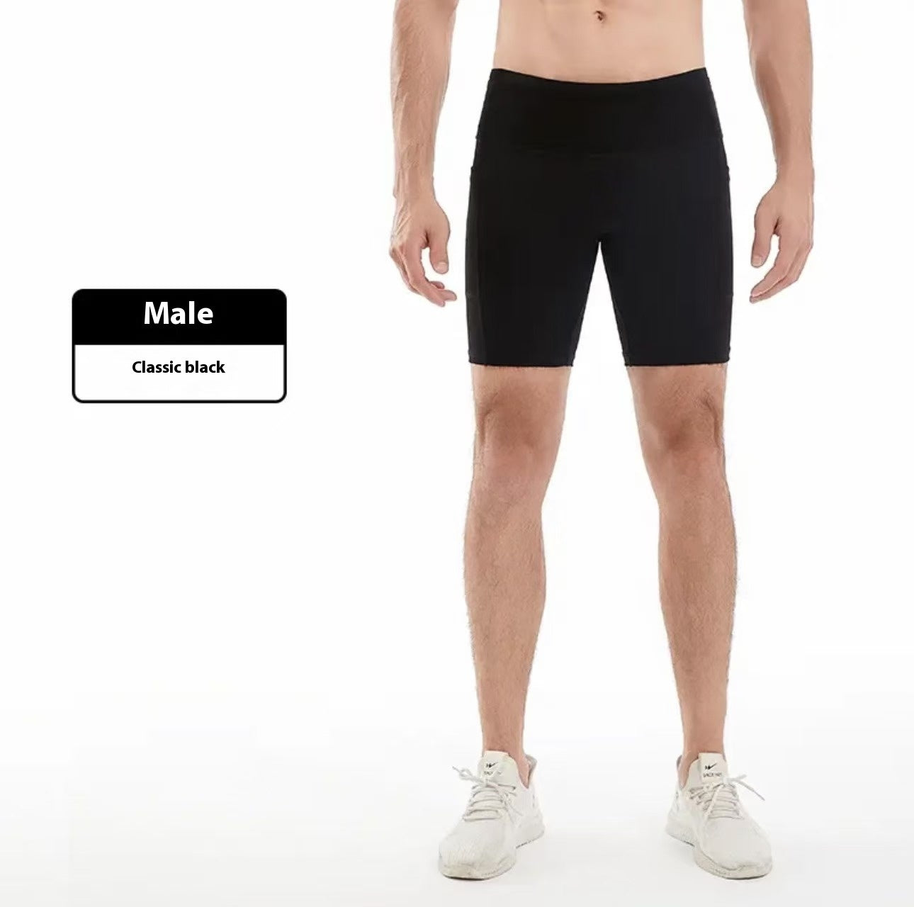 Løbeshorts til mænd og kvinder, samme firepunkts, sport hurtigttørrende kompressionsbukser
