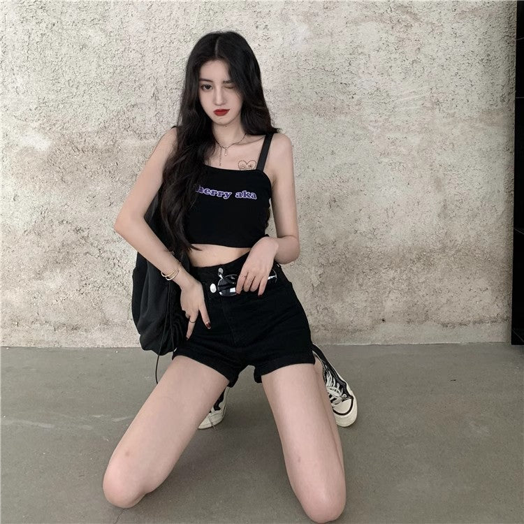 New Summer Sleeveless Cropped Top