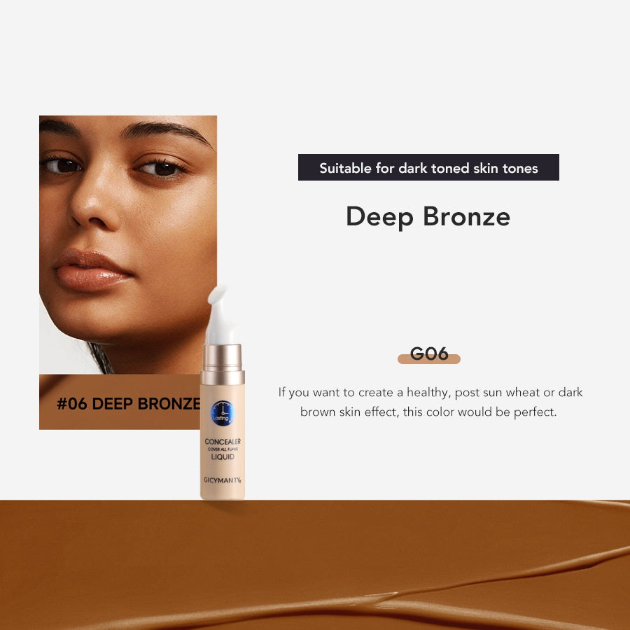 Matte Moisturizing Light Acne Marks Freckle Repair Brightening Liquid Concealer